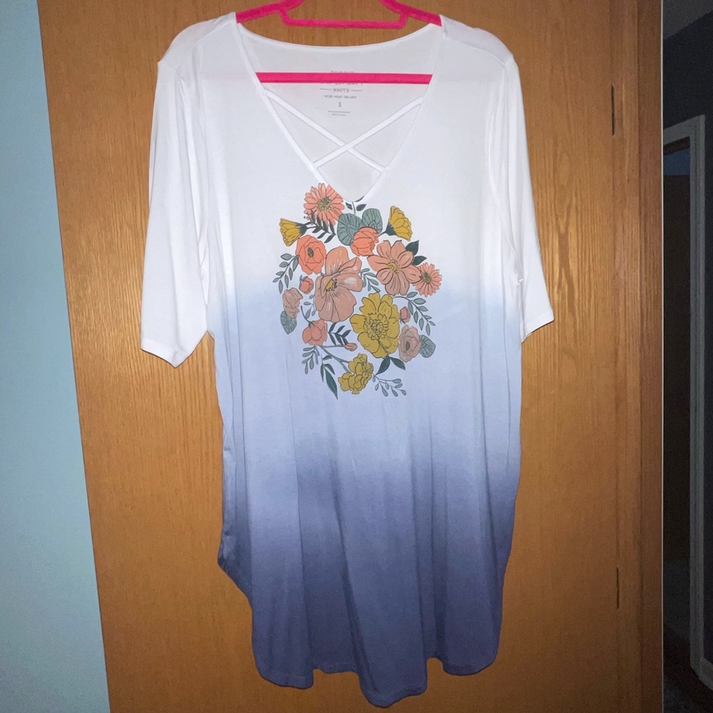 Torrid criss cross tunic